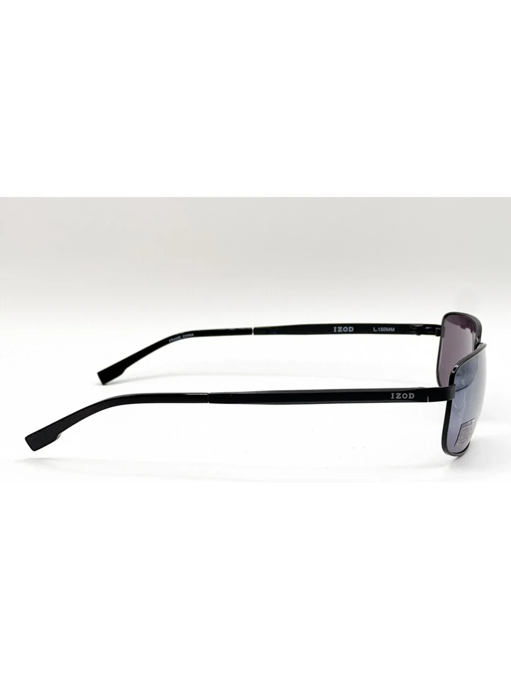Izod 3510 Black Rectangle Authentic Sunglasses 60-17-150